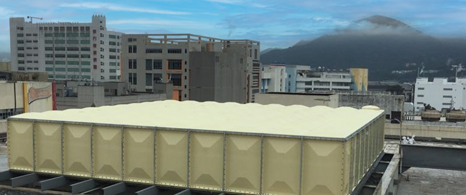 Sekisui panel tanks are six-sided in design